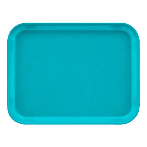 Cambro 1218MT140 Market/Bakery Display Trays, Rectangular, Green, Fiberglass, 17-3/4(w) x 11-1/2(d) x 1(h) inch, NSF Listed – 1 Dozen