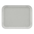 Cambro 1218MT148 Market/Bakery Display Trays, Rectangular, White, Fiberglass, 17-3/4(w) x 11-1/2(d) x 1(h) inch, NSF Listed – 1 Dozen