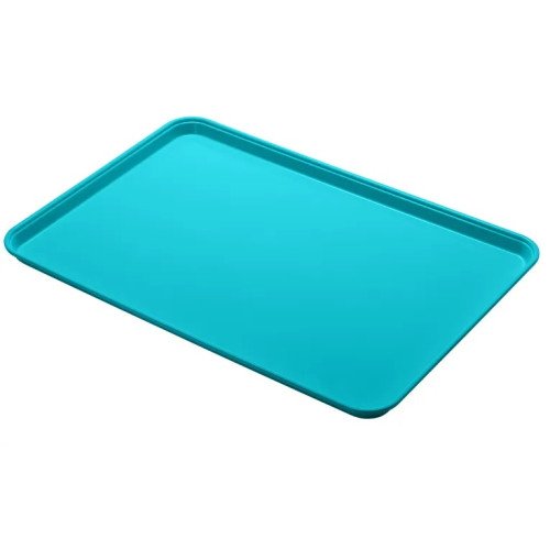Cambro 1224MT140 Market/Bakery Display Trays, Rectangular, Green, Fiberglass, 24(w) x 12-7/16(d) x 3/4(h) inch, NSF Listed – 1 Dozen