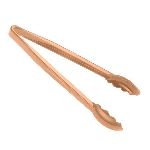 Cambro 12TGS133 Camwear® Lugano® Scallop Grip Tongs, Beige, Polycarbonate, 12(L) inch, NSF Listed – 1 Dozen