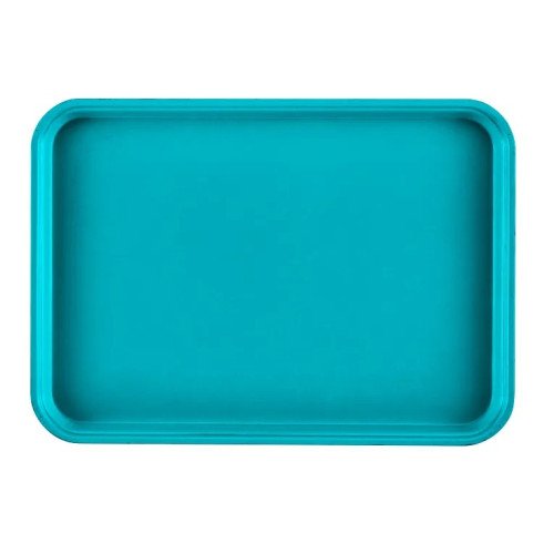 Cambro 1318MT140 Market/Bakery Display Trays, Rectangular, Green, Fiberglass, 17-3/4(w) x 12-5/8(d) x 11/16(h) inch, NSF Listed – 1 Dozen