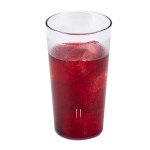 Cambro 1600P152 Colorware Tumbler, 16.4oz, Clear(152), SAN Plastic, 3-1/8(w) x 3-1/8(d) x 5-3/4(h) inch – 6 Dozen