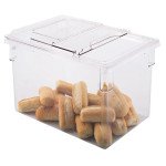 Cambro 182615CW135 Camwear® Boxes, Full Size, (22)Gallon(s), Rectangular, Clear, Polycarbonate, 26(w) x 18(d) x 15(h) inch, NSF Listed, 3 each