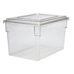Cambro 182615CW135 Camwear® Boxes, Full Size, (22)Gallon(s), Rectangular, Clear, Polycarbonate, 26(w) x 18(d) x 15(h) inch, NSF Listed, 3 each