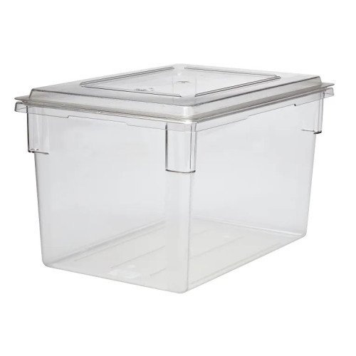 Cambro 182615CW135 Camwear® Boxes, Full Size, (22)Gallon(s), Rectangular, Clear, Polycarbonate, 26(w) x 18(d) x 15(h) inch, NSF Listed, 3 each