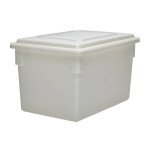 Cambro 182615P148 Poly Food Storage Boxes, Full Size, (22)Gallon(s), Rectangular, White, Polyethylene, 26(w) x 18(d) x 15(h) inch, NSF Listed, 3 each