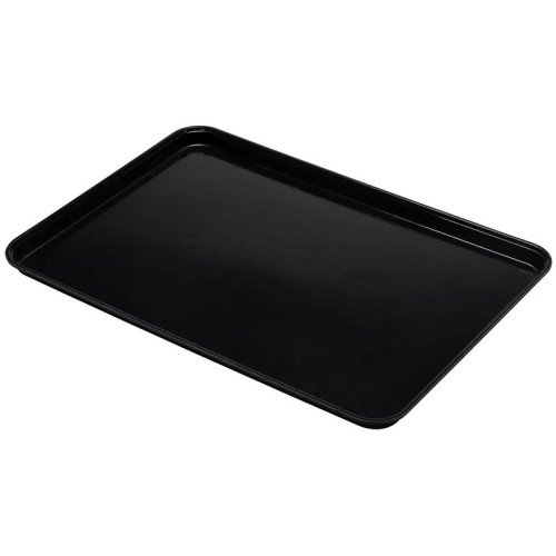 Cambro 1826MT110 Market/Bakery Display Trays, Rectangular, Black, Fiberglass, 17-3/4(w) x 15-11/16(d) x 11/16(h) inch, NSF Listed – 6 each