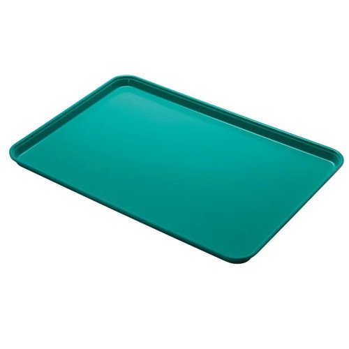 Cambro 1826MT140 Market/Bakery Display Trays, Rectangular, Green, Fiberglass, 17-3/4(w) x 15-11/16(d) x 11/16(h) inch, NSF Listed – 6 each