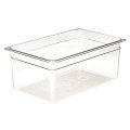 Cambro 18CW135 Camwear® Food Pans, Full Size, 27qt, Clear, Polycarbonate, 20-7/8(w) x 12-3/4(d) x 8(h) inch, NSF Listed, 6 each