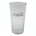 Cambro 32CC152 Coca Cola® Tumbler, 32oz, SAN Plastic, Clear(152), 3-15/16(w) x 3-15/16(d) x 7-1/4(h) inch – 2 Dozen