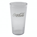 Cambro 32CC152 Coca Cola® Tumbler, 32oz, SAN Plastic, Clear(152), 3-15/16(w) x 3-15/16(d) x 7-1/4(h) inch – 2 Dozen