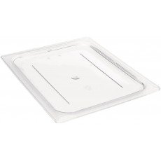 Cambro 10CWCH135 CAMWEAR® Flat Cover Fits on Half Size Food Pan, Clear Polycarbonate, 10-7/8(w) x 12-3/4(d) inch, NSF Listed