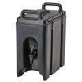 Cambro 250LCD110 Camtainers® Beverage Servers, (2.5)Gallon(s), Black, 9-1/4(w) x 17(d) x 18-3/8(h) Inch, NSF Listed