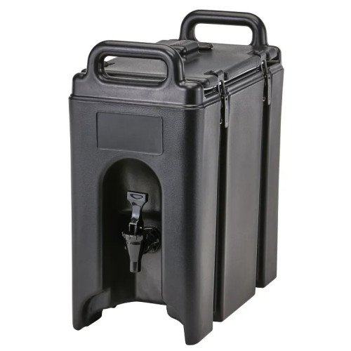 Cambro 250LCD110 Camtainers® Beverage Servers, (2.5)Gallon(s), Black, 9-1/4(w) x 17(d) x 18-3/8(h) Inch, NSF Listed