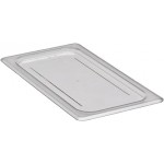 Cambro 40CWCH135 CAMWEAR® Flat Cover Fits on ¼ Size Food Pan, Clear Polycarbonate, 10-7/6(w) x 6-3/8(d) inch, NSF Listed