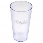 Cambro 32CC152 Coca Cola® Tumbler, 32oz, SAN Plastic, Clear(152), 3-15/16(w) x 3-15/16(d) x 7-1/4(h) inch – 2 Dozen