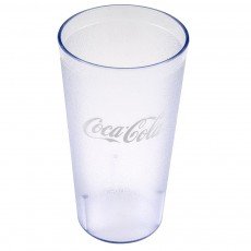 Cambro 20CC152 Coca Cola® Tumbler, 22oz, SAN Plastic, Clear(152), 3-3/8(w) x 3-3/8(d) x 6-½(h) inch – 6 Dozen