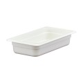 Cambro 32CW148 1/3 Size White Poly Food Pan, 2.5 qt, NSF Listed