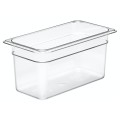 Cambro 36CW135 CAMWEAR® 5.6 qt Clear Polycarbonate 1/3 Size Food Pans, NSF Listed