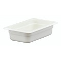 Cambro 44CW148 ¼ Size White Poly Food Pan, 2.7qt, NSF Listed, 1 each