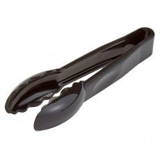 Cambro TG6110 Camwear® Lugano® Flat Grip Tongs, Black, Polycarbonate, 6(h) inch, NSF Listed, 12 each