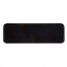Cambro 826MT110 Market/Bakery Display Trays, Rectangular, Black, Fiberglass, 25-1/2(w) x 8-1/4(w) x 3/4(h) inch, NSF Listed – 1 Dozen