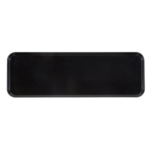 Cambro 826MT110 Market/Bakery Display Trays, Rectangular, Black, Fiberglass, 25-1/2(w) x 8-1/4(w) x 3/4(h) inch, NSF Listed – 1 Dozen
