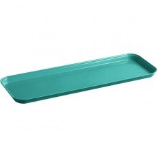 Cambro 826MT140 Market/Bakery Display Trays, Rectangular, Green, Fiberglass, 25-1/2(w) x 8-1/4(w) x 3/4(h) inch, NSF Listed – 1 Dozen