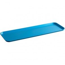 Cambro 826MT142 Market/Bakery Display Trays, Rectangular, Blue, Fiberglass, 25-1/2(w) x 8-1/4(w) x 3/4(h) inch, NSF Listed – 1 Dozen