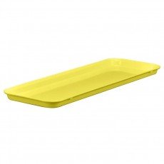 Cambro 826MT145 Market/Bakery Display Trays, Rectangular, Yellow, Fiberglass, 25-1/2(w) x 8-1/4(w) x 3/4(h) inch, NSF Listed – 1 Dozen