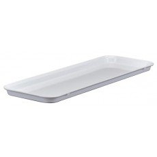 Cambro 826MT148 Market/Bakery Display Trays, Rectangular, White, Fiberglass, 25-1/2(w) x 8-1/4(w) x 3/4(h) inch, NSF Listed – 1 Dozen