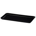 Cambro 918MT110 Market Tray, Rectangular, Black, Fiberglass, 18(w) x 8-11/16(d) x 13/16(h) inch, NSF Listed, 12 each