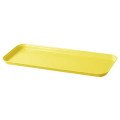 Cambro 918MT145 Market/Bakery Display Trays, Rectangular, Yellow, Fiberglass, 18(w) x 8-11/16(w) x 13/16(h) inch, NSF Listed – 1 Dozen