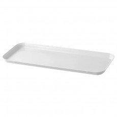 Cambro 918MT148 Market/Bakery Display Trays, Rectangular, White, Fiberglass, 18(w) x 8-11/16(w) x 13/16(h) inch, NSF Listed – 1 Dozen
