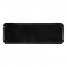 Cambro 926MT110 Market/Bakery Display Trays, Rectangular, Black, Fiberglass, 25-9/16(w) x 8-7/8(d) x 1(h) inch, NSF Listed – 1 Dozen