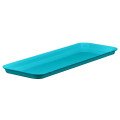 Cambro 926MT140 Market/Bakery Display Trays, Rectangular, Green, Fiberglass, 25-9/16(w) x 8-7/8(d) x 1(h) inch, NSF Listed – 1 Dozen