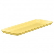 Cambro 926MT145 Market/Bakery Display Trays, Rectangular, Yellow, Fiberglass, 25-9/16(w) x 8-7/8(d) x 1(h) inch, NSF Listed – 1 Dozen
