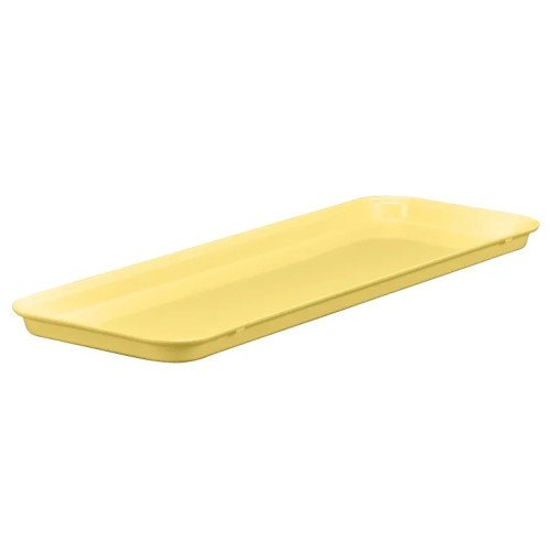 Cambro 926MT145 Market/Bakery Display Trays, Rectangular, Yellow, Fiberglass, 25-9/16(w) x 8-7/8(d) x 1(h) inch, NSF Listed – 1 Dozen