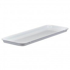 Cambro 926MT148 Market/Bakery Display Trays, Rectangular, White, Fiberglass, 25-9/16(w) x 8-7/8(d) x 1(h) inch, NSF Listed – 1 Dozen
