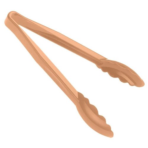 Cambro 9TGS133 Camwear® Lugano® Scallop Grip Tongs, Beige, Polycarbonate, 9(L) inch, NSF Listed – 1 Dozen