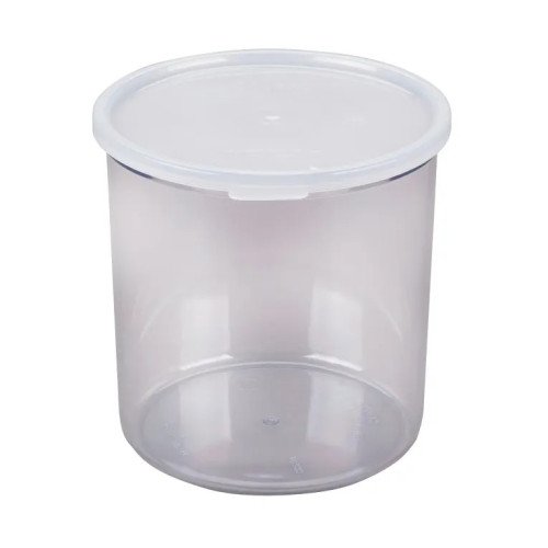 Cambro CCP27152 Crocks w/ Lid, 2.7qt, Clear, Polypropylene, 6-5/8(w) x 6-5/8(d) x 6-3/4(h) inch, NSF Listed