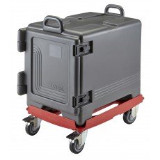 Cambro CDC300358 GoBox® Camdolly® w/ Brakes, Hot Red, NSF Listed