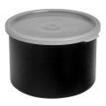 Cambro CP15110 Solid Crocks w/ Lid, 1.5qt, Black, Polypropylene, 6-5/8(w) x 6-5/6(d) x 4-3/16(h) inch, NSF Listed