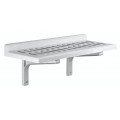 Cambro CSWS1448VK 48 inch Long Wall Shelves, Grey Plastic, NSF Listed, 1 each