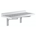 Cambro CSWS1448VK 48 inch Long Wall Shelves, Grey Plastic, NSF Listed, 1 each