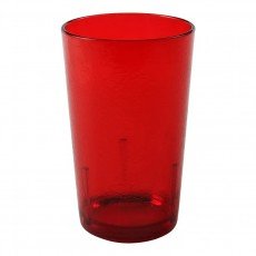 Cambro D12156 DEL MAR® Tumbler, 12oz, Ruby Red(156), SAN Plastic, 2-15/16(w) x 2-15/16(d) x 4-3/4(h) inch – 3 Dozen
