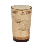 Cambro D12609 DEL MAR® Tumbler, 12oz, Light Amber(609), SAN Plastic, 2-15/16(w) x 2-15/16(d) x 4-3/4(h) inch – 3 Dozen