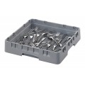 Cambro FR258151 CAMRACK® Full-Size Grey Plastic Flatware Rack, 19-3/4 x 19-¾ inch, NSF Listed, 1 each