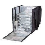  Cambro GBBP151417110 GoBags® Delivery Insulated Backpacks, Large, Black Nylon, 15(w) x 14(d) x 17(h) inch