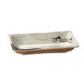 Yanco HO-2406 Honda Sauce Plates, 5oz Capacity, Rectangular, Melamine, Tan, 72 each